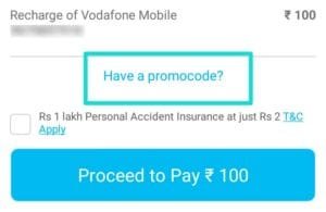 Click have a promo code