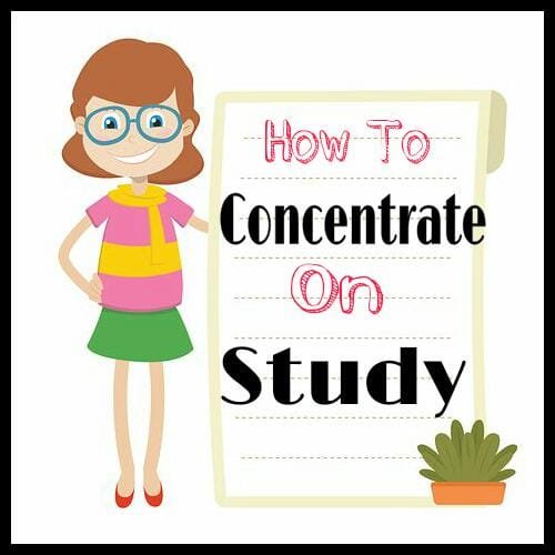 concentrate on studies