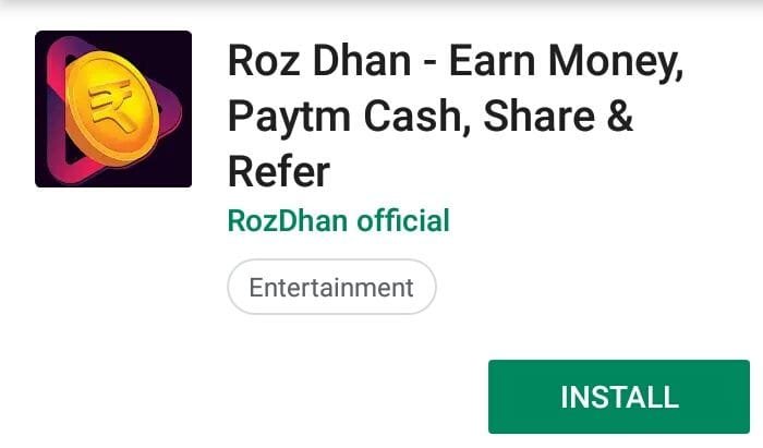 Rozdhan app kya hai