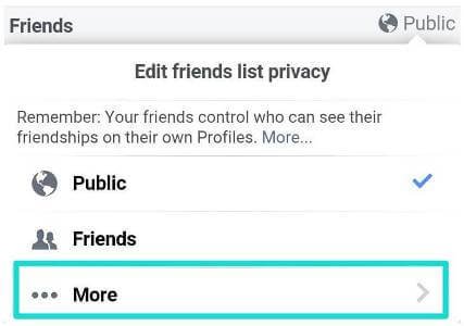 Edit friends list privacy (Facebook Friend List Kaise Chupaye)