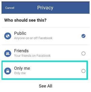 Change friend list privacy setting on fb.