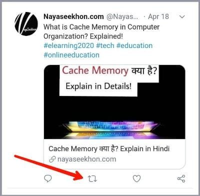 arrow sign point on retweet icon