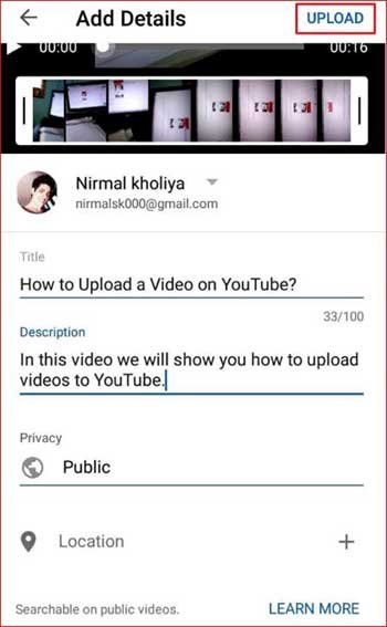 Add details about video