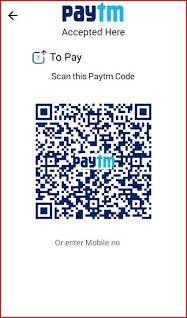 Scan Paytm QR code and pay