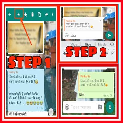 Reply to specific Whatsapp message