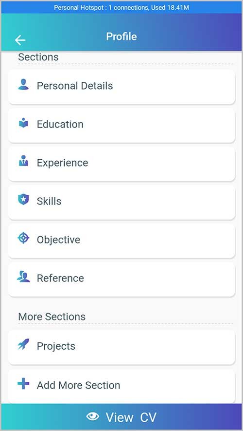 Mobile me Resume Kaise Banaye Step4