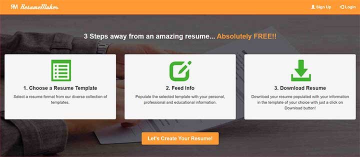 Online Resume Kaise Banaye Step2