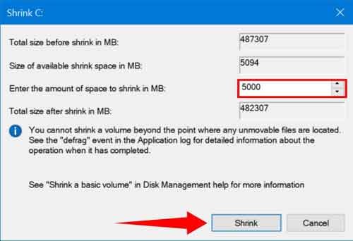 fifth step hard disk partition in hindi