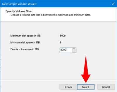 ninth step hard disk ka partition kaise kare