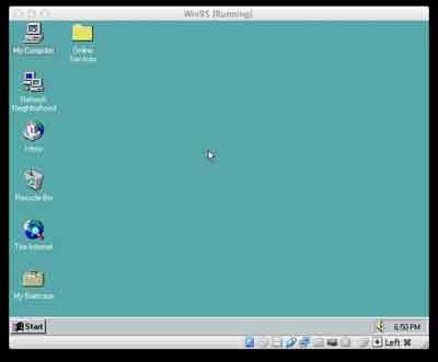 Windows 95 Desktop Screenshot