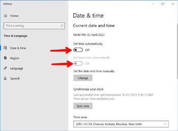 first step computer me date and time kaise change kare