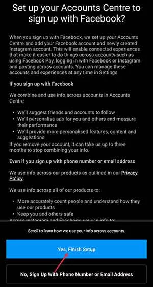 Facebook Se Instagram Login Kaise Kare Step4
