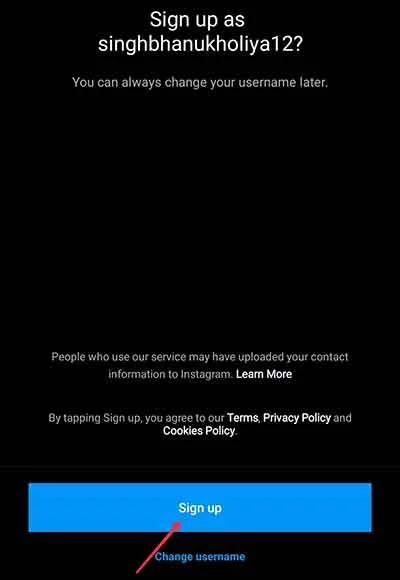 Facebook Se Instagram Login Kaise Kare Step5