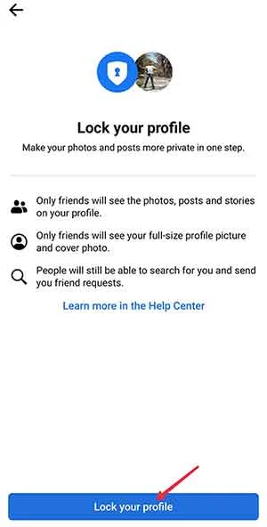 Step5 Facebook Me Profile Lock Kaise Kare