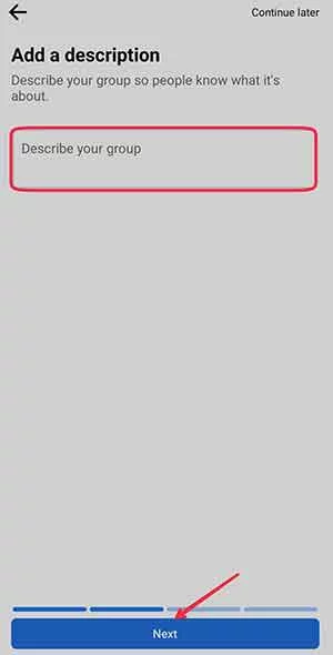 Step7 How to Create Facebook Group in Hindi