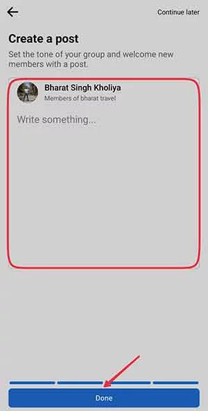 Step9 How to Create Facebook Group in Hindi