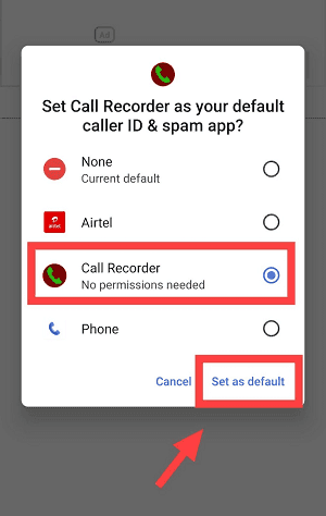call recording kaise chalu kare step 3